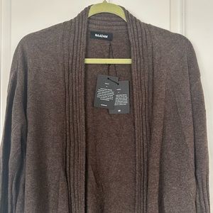 NWOT Naadam 100% Cashmere Cardigan.   Brown.  Size Small.  Oversized